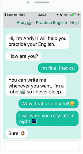 Andy Chatbot UI