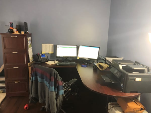 Working From Home Desk