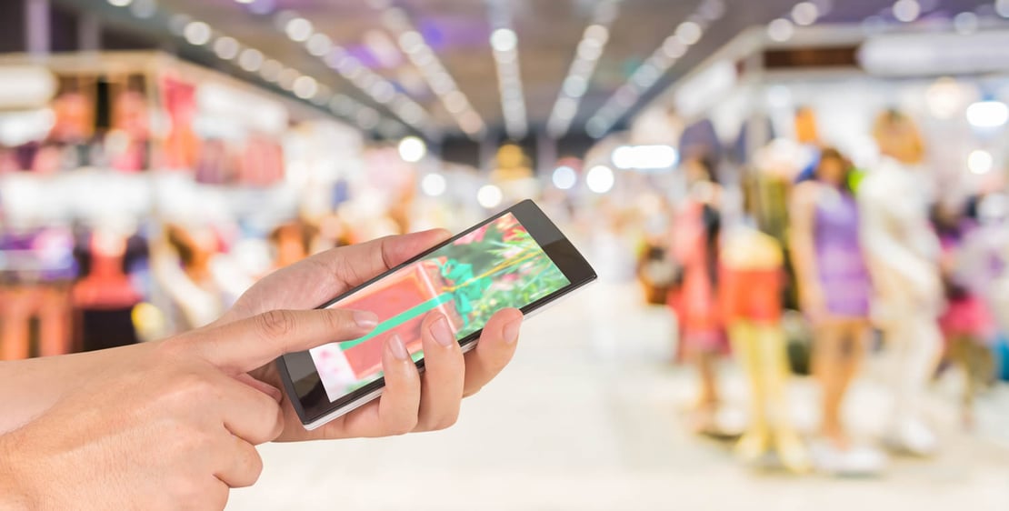 Conference using a mobile phone cropped and sized