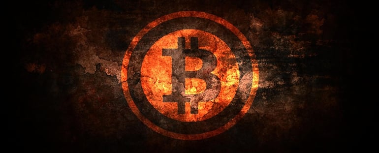 blockchain bitcoin illustration