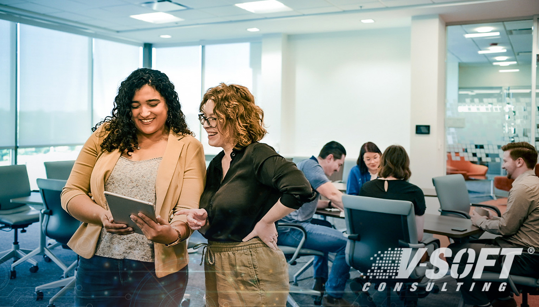 Happy employees  focus on business strategy while RPA completes repetitive tasks 