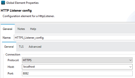 MuleSoft HTTP Listener Config