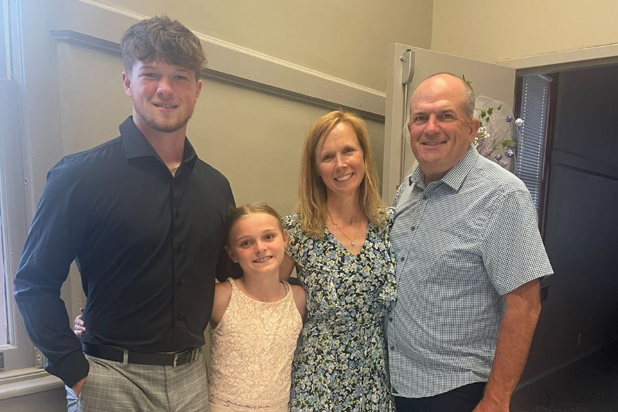 Kristi Moad and her family