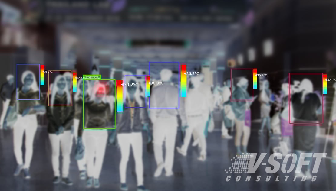 Thermal imaging cameras detect fever in crowds