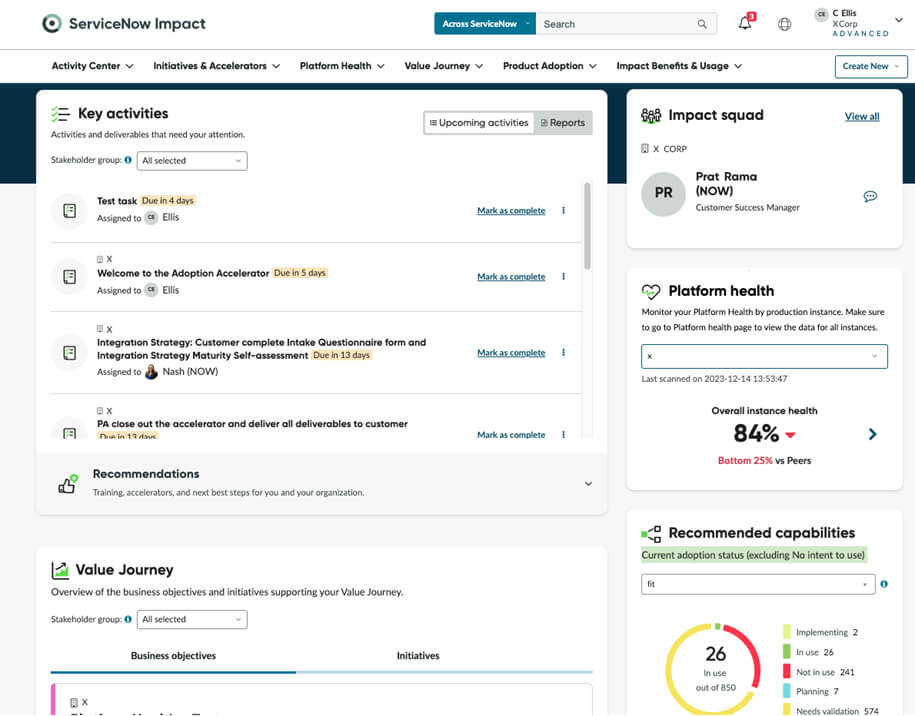 How To Accelerate Digital and Value Journey with ServiceNow Impact