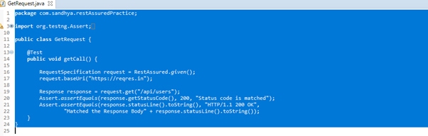 Example of Read Operation using get()