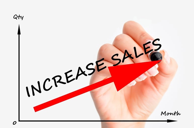 increase sales graph 