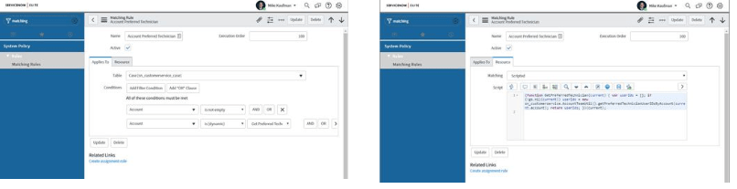 Matching Rules in ServiceNow CSM