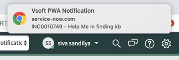 Sending PWA notification ServiceNow Firebase Integration